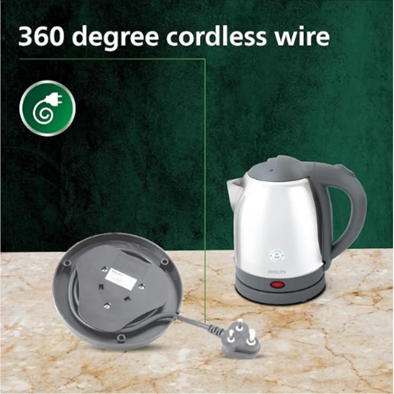 Philips 1.2 L Kettle with 25% thicker body for longer life - HD9363/02 - Image 4