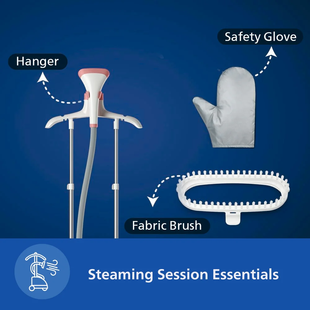 Philips 1800 Watts Standing Garment Steamer - STE1020/40 - Image 5
