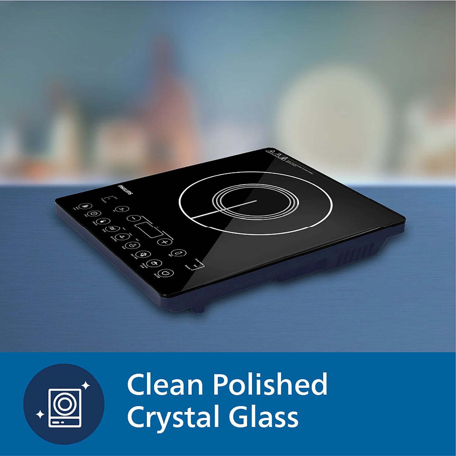 Philips 2100W Induction Cooktop with Triple MOV for 4kW surge protection and feather touch control - HD4995/00 - Image 5