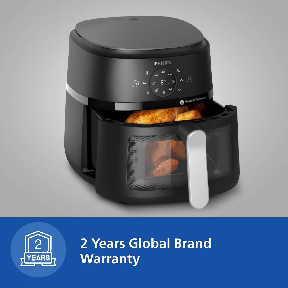 Philips 4.2L Digital Airfryer with Rapid Air Technology  - NA221/00 - Image 4