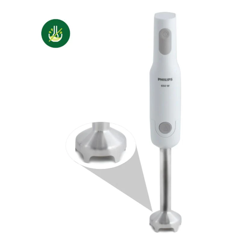 Philips 650W White Hand Blender with Detachable Steel Rod and Compact Chopper - HL1600/02 - Image 3