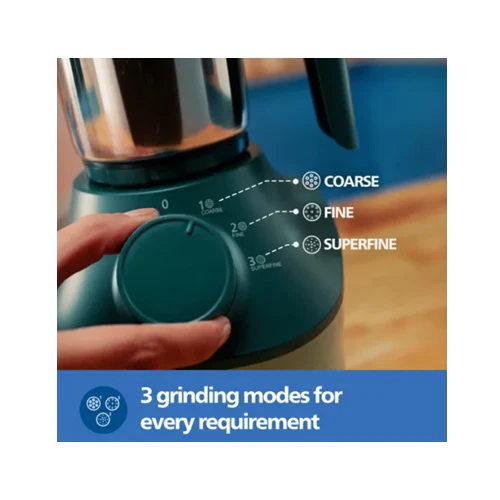 Philips 800 Watt Powerful motor mixer grinder with MicroGrind Technology in Green colour - HL7773/02 - Image 6