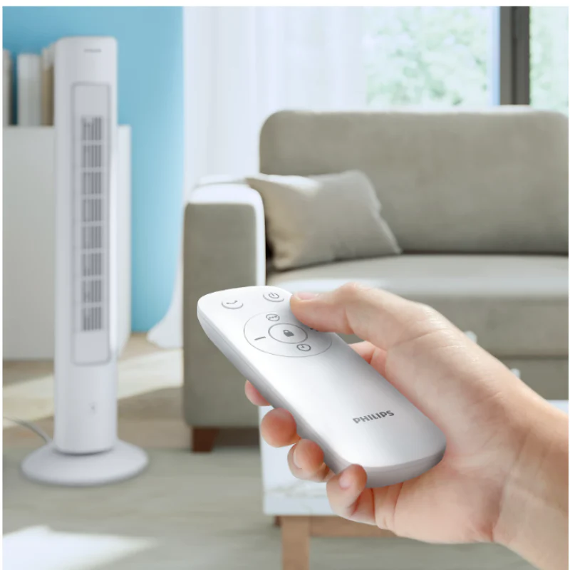 Philips Bladeless Technology Tower Fan with Touchscreen Panel and Remote Control - CX5535/00 - Image 3