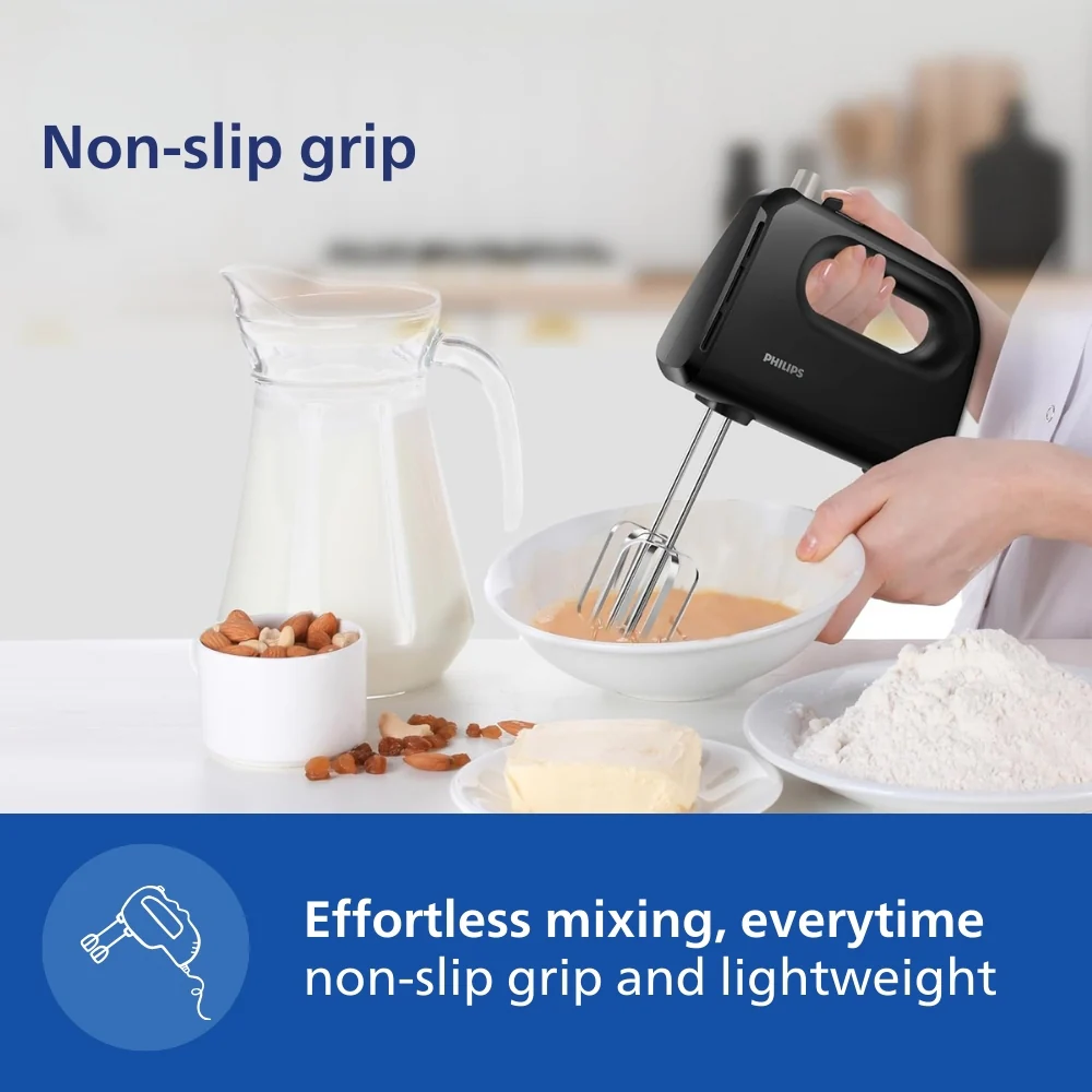 Philips Hand Mixer 300W - HR3705/10 - Image 3