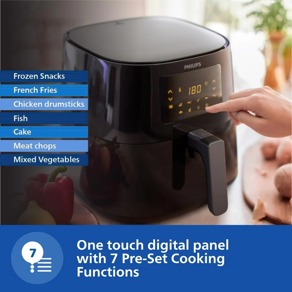 Philips 4.1L Digital Airfryer with Rapid Air Technology - HD9252/90 - Image 3