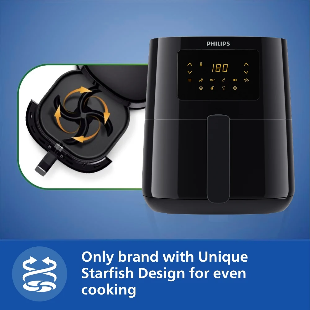 Philips 4.1L Digital Airfryer with Rapid Air Technology - HD9252/90 - Image 4