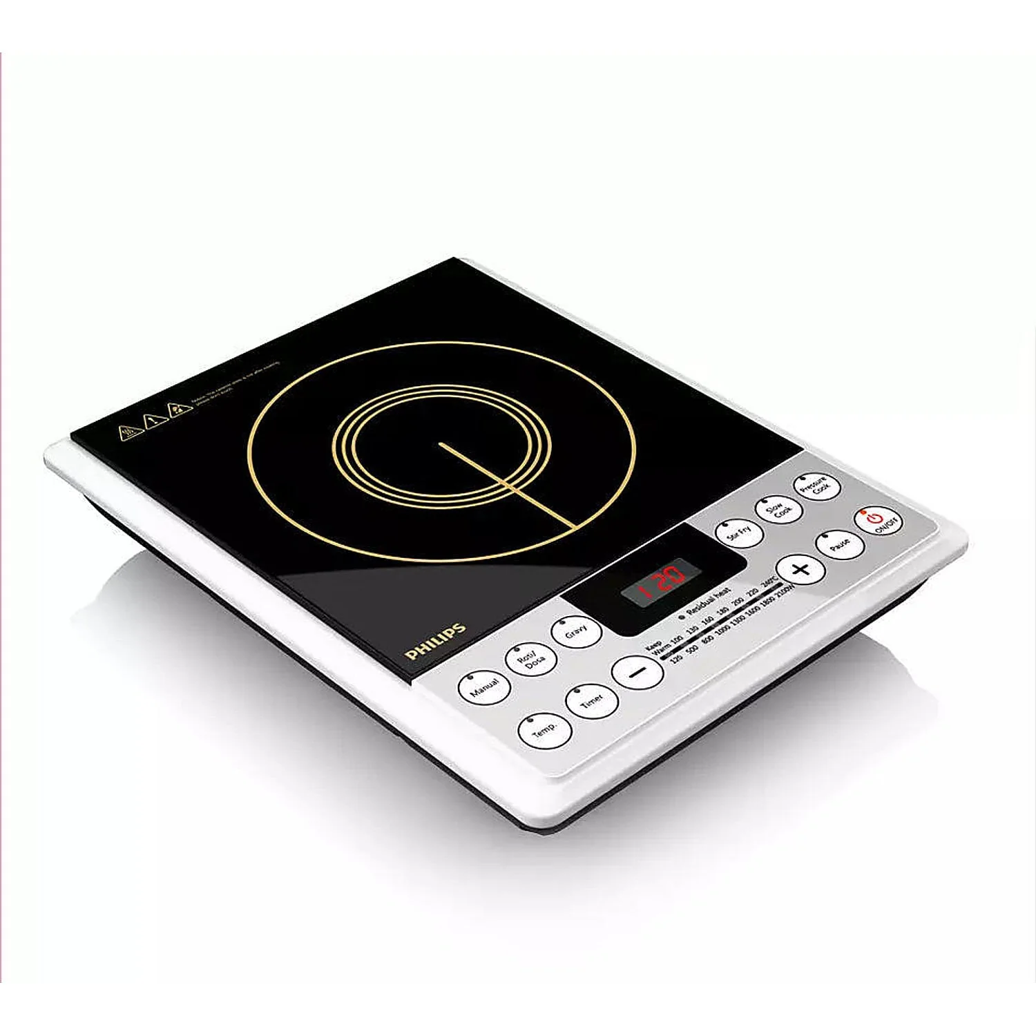 Philips 2100 Watts Induction Cooktop with Auto-Off Function - HD4929/01 - EMP - Image 2