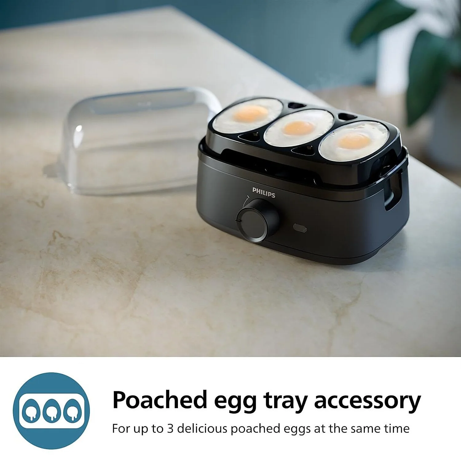 Philips 400W 3000 Series Egg boiler - HD9137/90 - EMP - Image 2