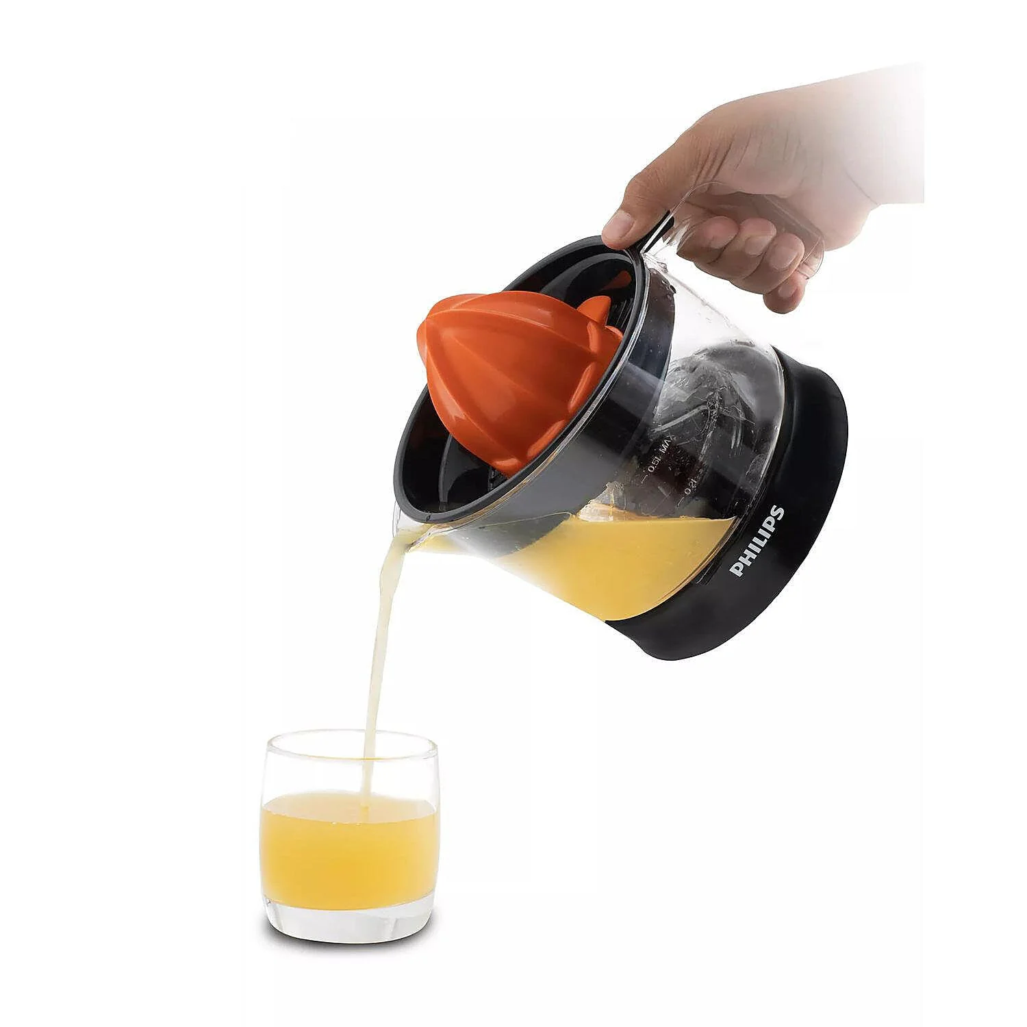 Philips Citrus Press Juicer Black & Transparent - HR2777/00 - EMP - Image 3