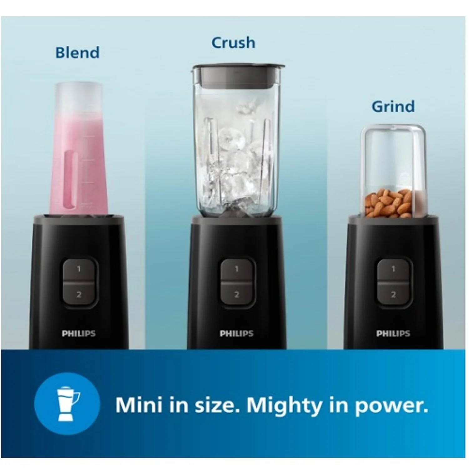 Philips electric nutri-blend mixer with 3-Jar Capacity - HR2603/90 - EMP - Image 4