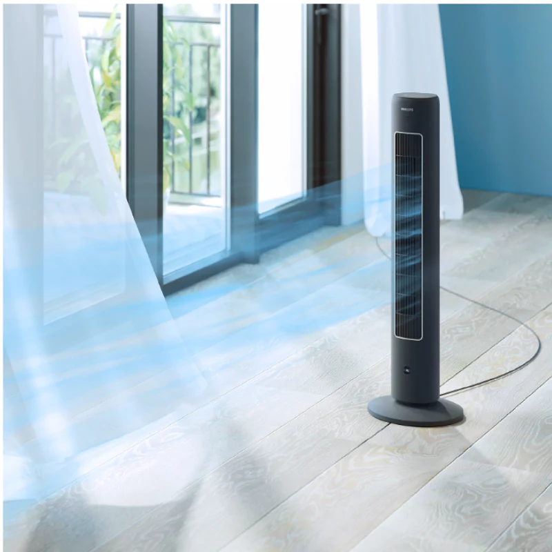 Philips High Performance Bladeless Technology Tower Fan with Touchscreen Panel and Remote Control - CX5535/11 - EMP - Image 2