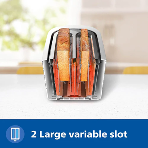 Philips 800W Pop-Up Toaster with 8-Level Browning - HD2512/00 - Image 4