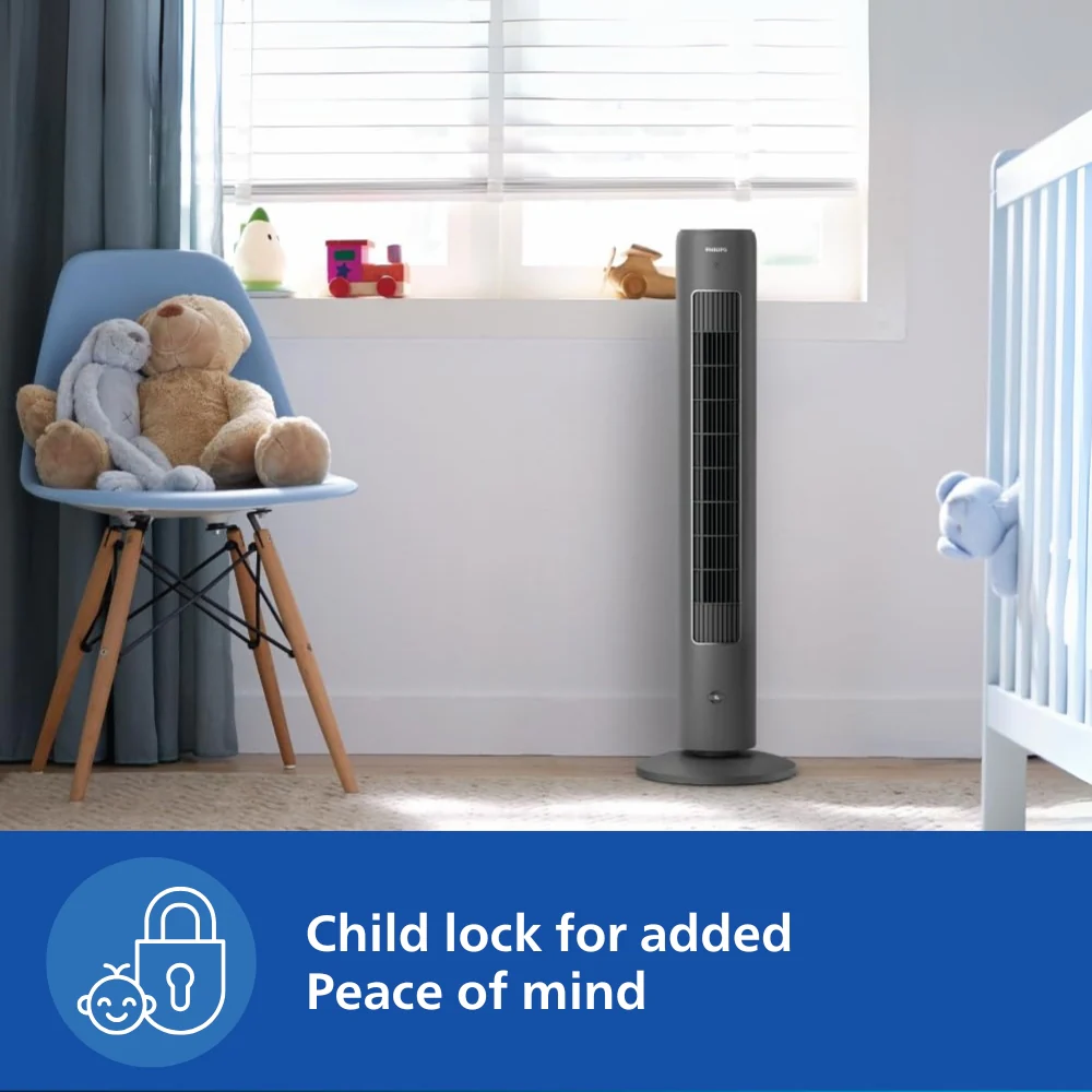 Philips Bladeless Tower Fan - CX5535/11 - Image 5
