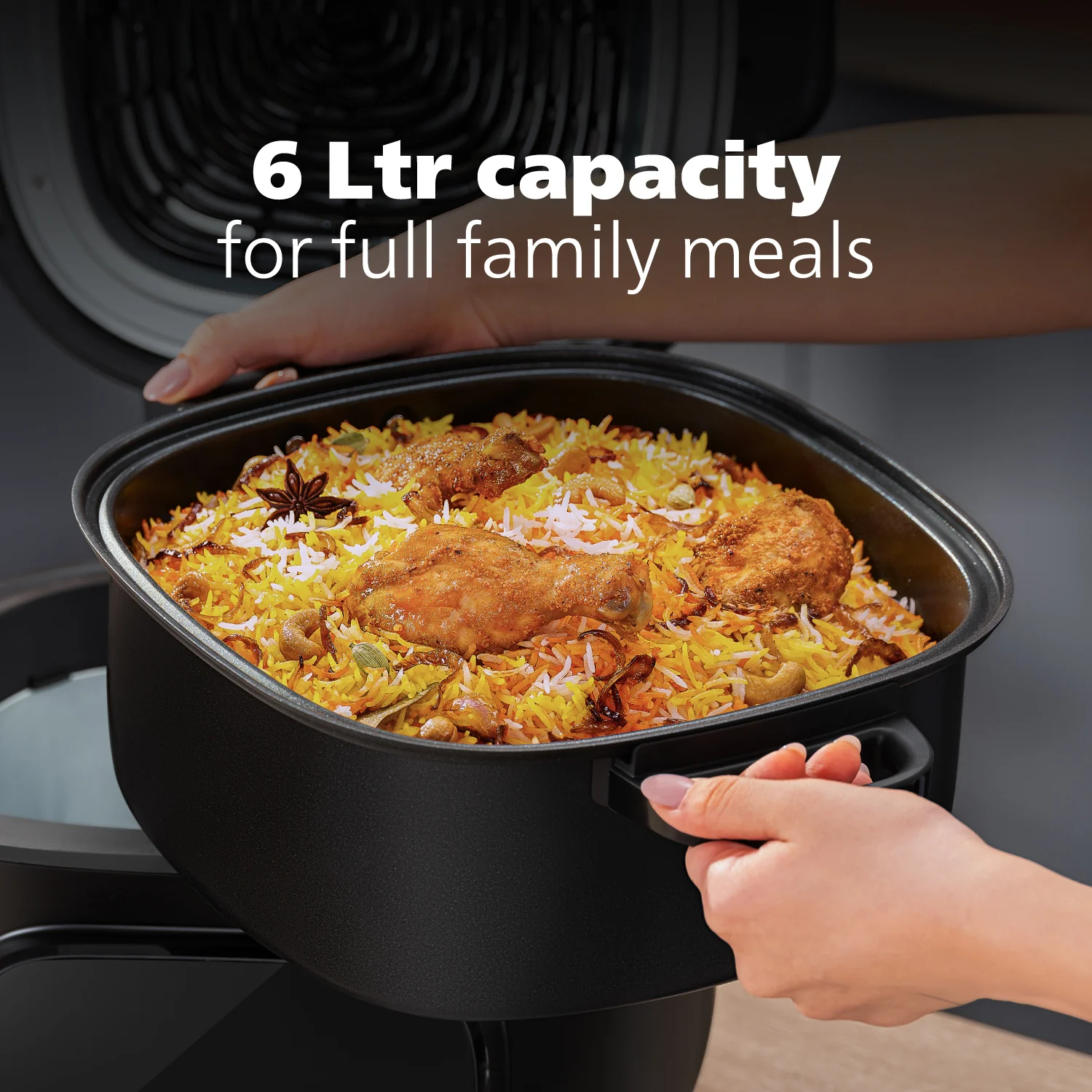 Philips OneChef Smart All in One Cooking Device | 33-in-1 Functions with multiple cooking modes | AmbiHeat Technology for Perfect Indian Cooking | 6L Capacity - Image 7