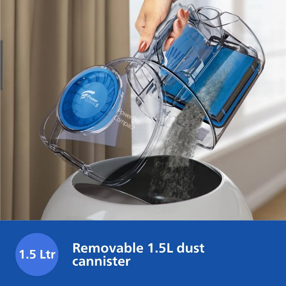 Philips Compact Vacuum Cleaner 1900W - FC9352/01 - Image 5