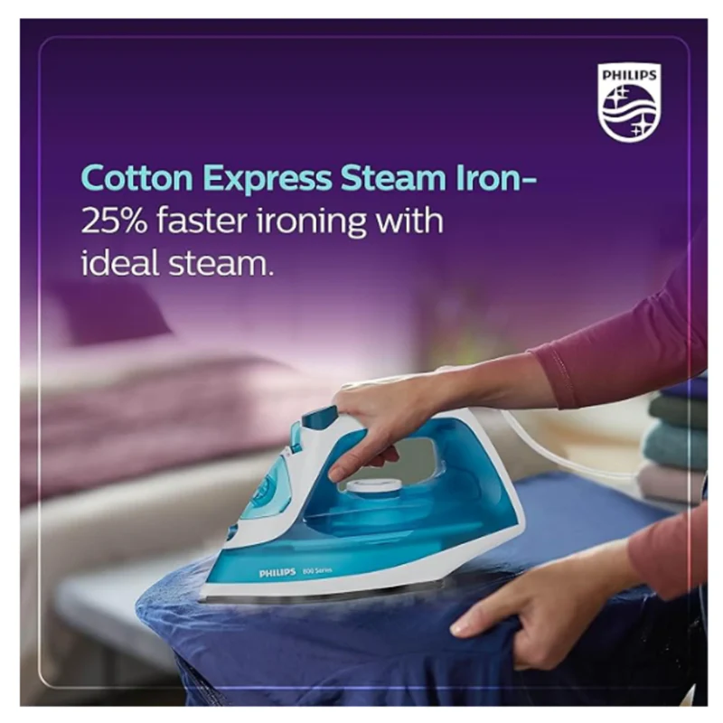 Philips Steam Iron with Black non-stick soleplate and Steam Rate of up to 15 g/min - DST0820/20 - Image 3