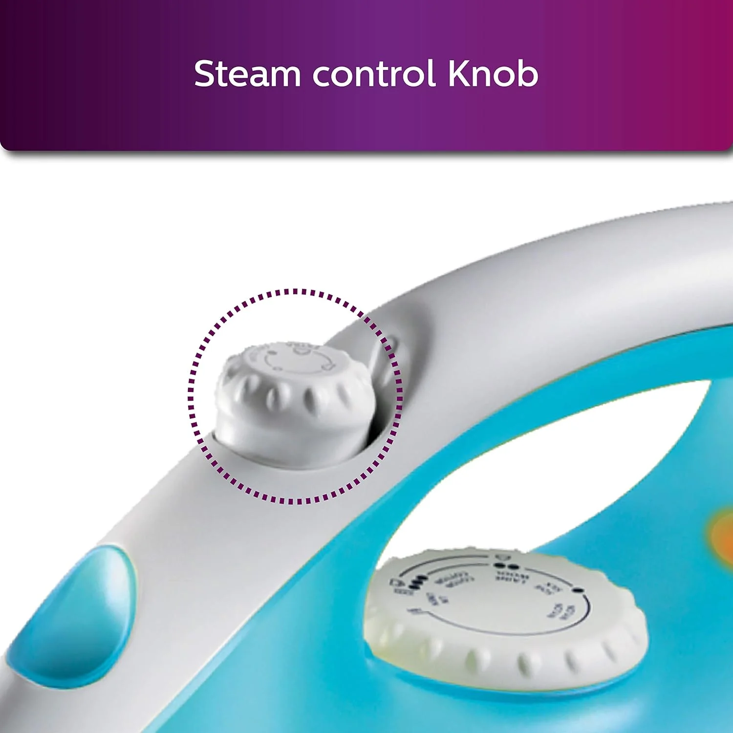 Refurbished Philips 1200W Steam Iron - GC1011/01 - Image 4