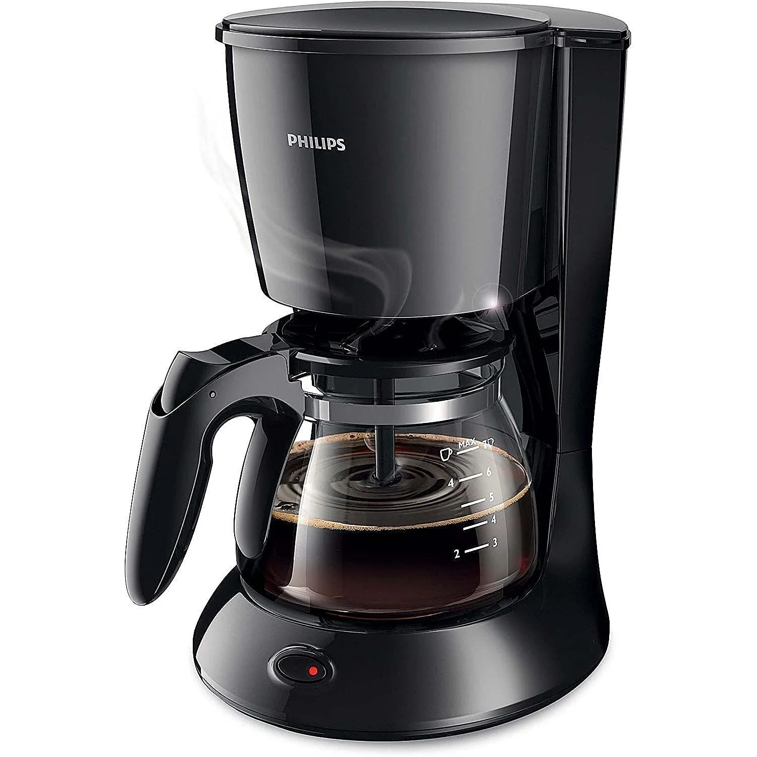 Refurbished Philips Daily Coffee Maker Metal Black with Aroma Twister - HD7432/20 - Image 2