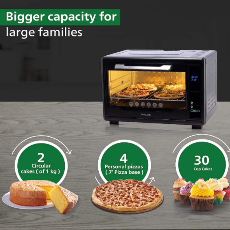 Refurbished Philips Digital Oven Toast Grill 55L with Opti Temp Technology - HD6977/00 - Image 3