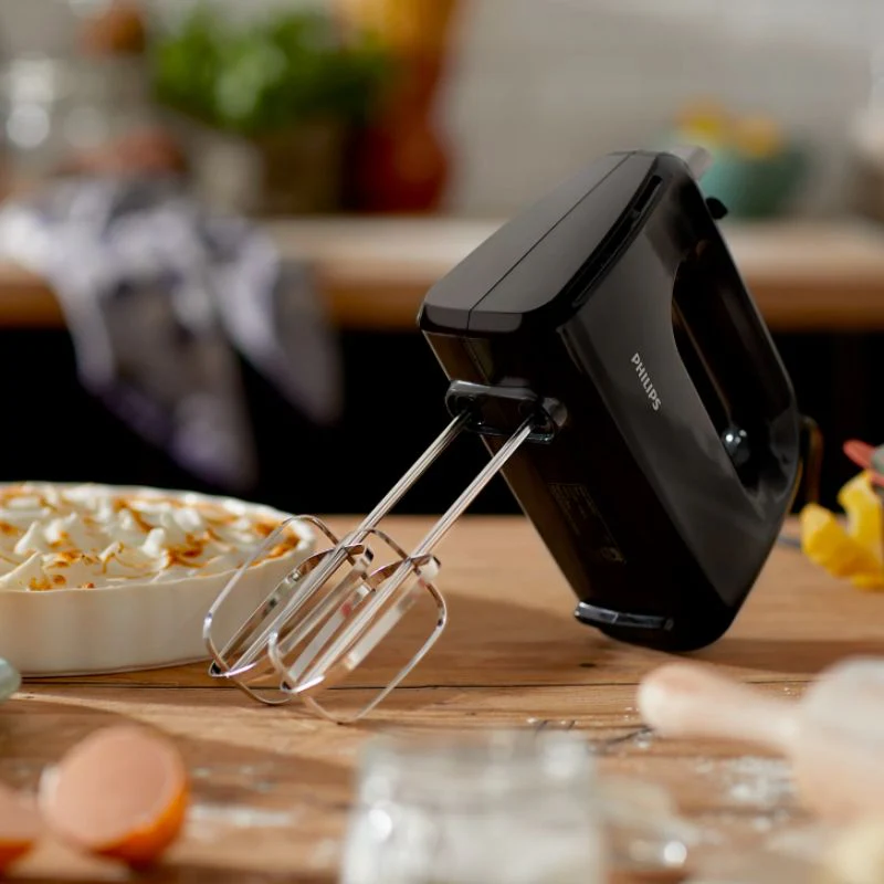 Refurbished Philips Daily Hand Mixer 300W 5 Speed Black - HR3705/10 - Image 4
