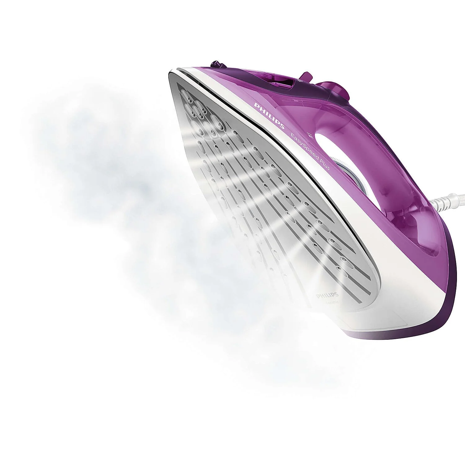 RefurbishedÂ Philips EasySpeed Plus Steam Iron 2400W Purple - GC2147/30 - Image 2