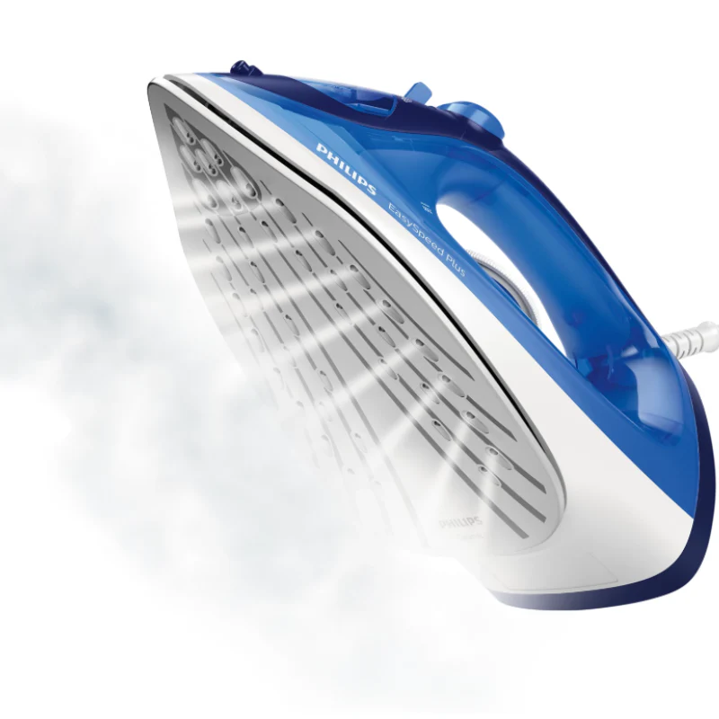Refurbished Philips EasySpeed Steam iron Ceramic soleplate 2200W Blue - GC2145/20 - Image 4