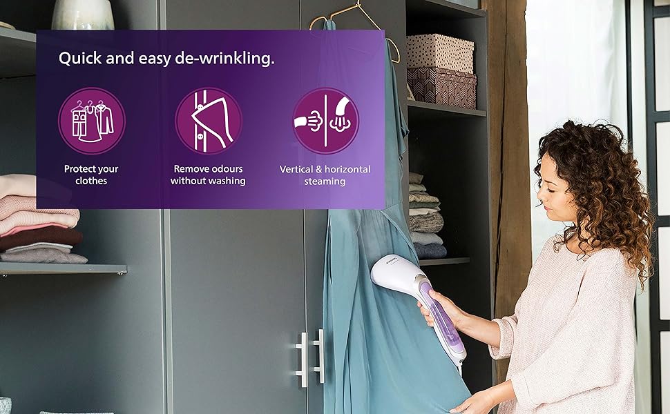 RefurbishedÂ Philips Steam&Go Handheld Garment Steamer - GC360/30 - Image 6