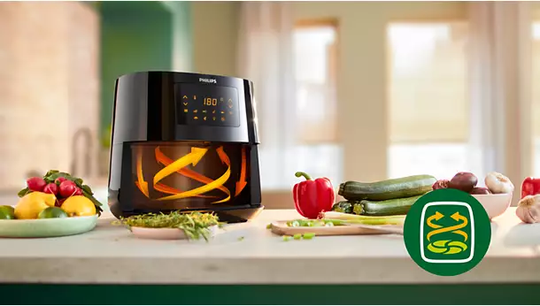 Refurbished Philips Digital Airfryer with 2000W, 6.2L, 7 touch preset menus - HD9270/70 - Image 5