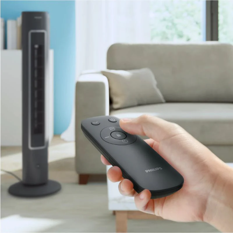 Refurbished Philips High Performance Bladeless Technology Tower Fan with Touchscreen Panel and Remote Control - CX5535/11, No Return - Image 6