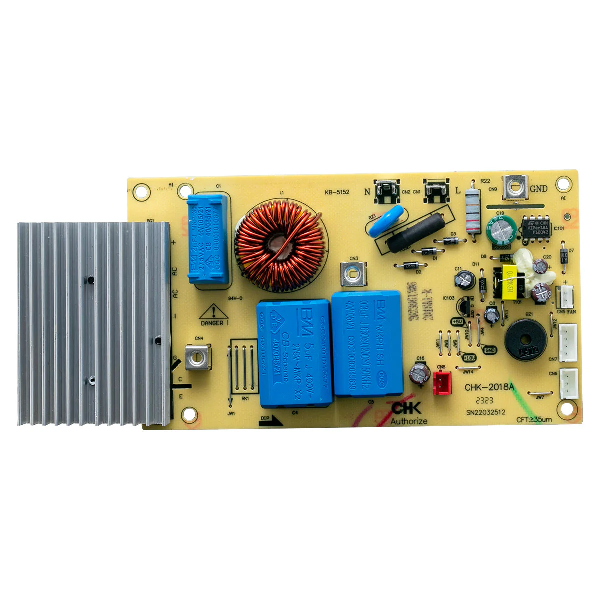 Main PCB for Induction Cooktop models HD4928/HD4929/HD4938 - Image 2